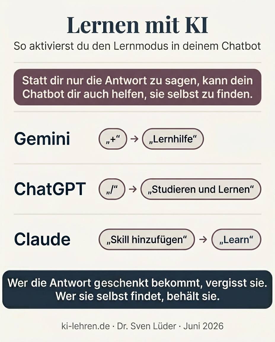 Infografik: Lernen mit KI